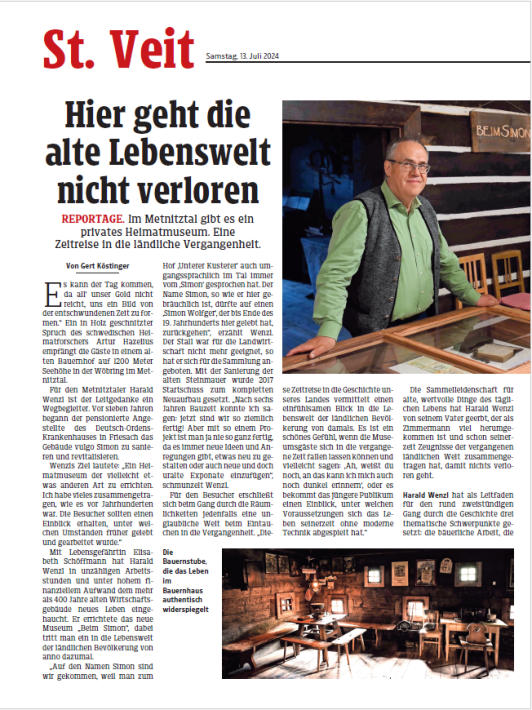 Kleine Zeitung St. Veit 2024-07-13 (Seite 1)